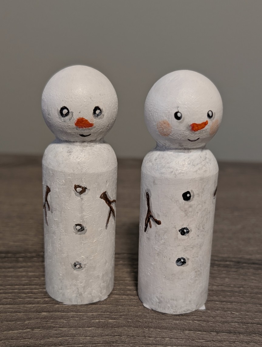 Hand-painted Peg Dolls - Image 4