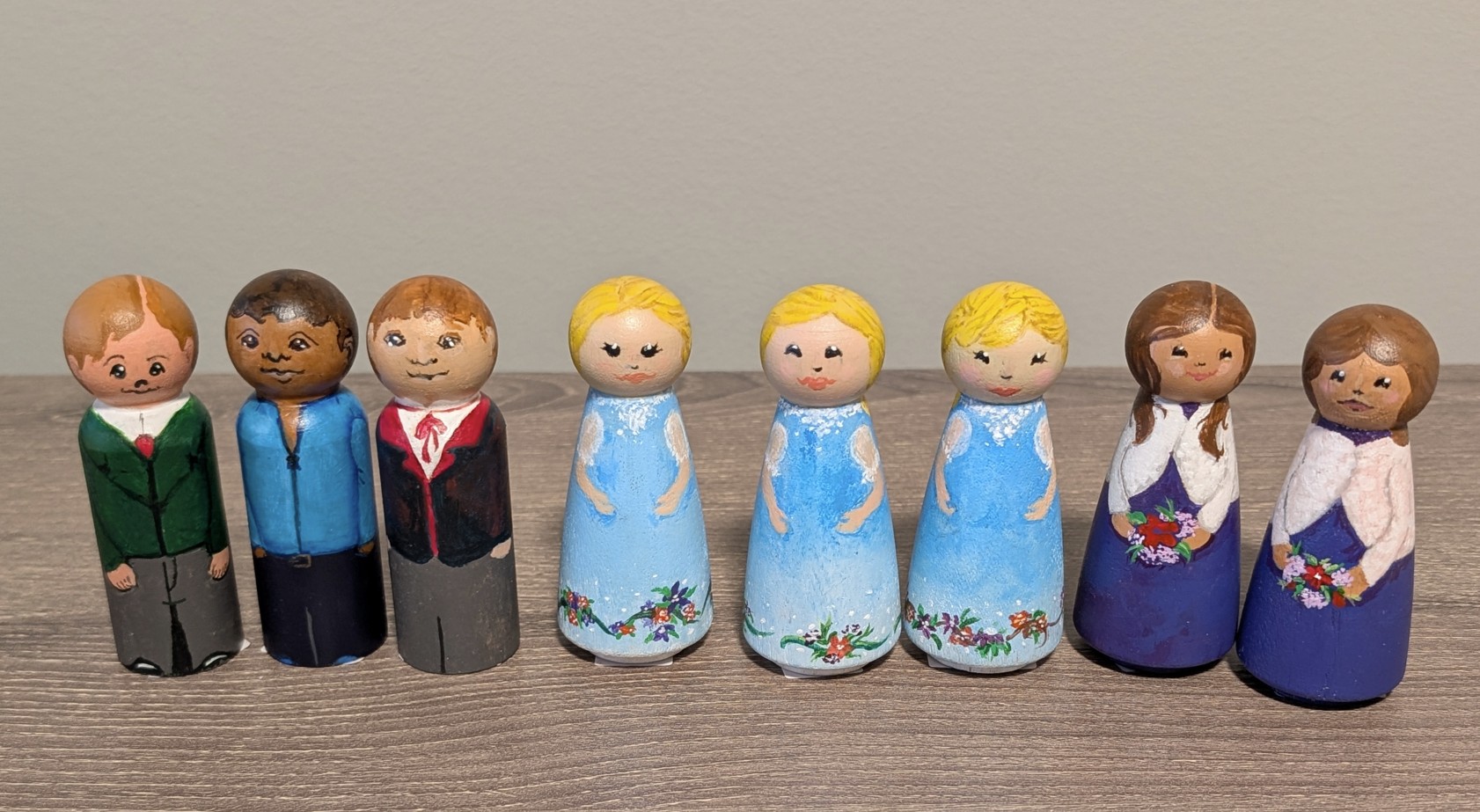 Hand-painted Peg Dolls - Image 3