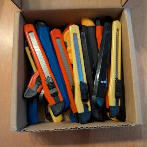 Used adult utility knives
