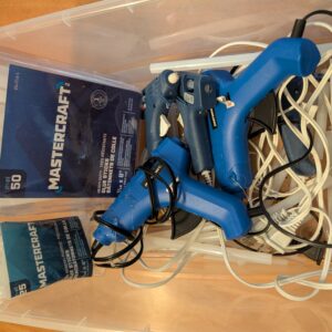 Used adult Glue guns + glue