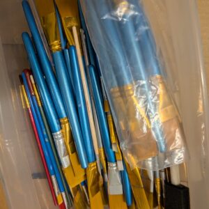 Used Paint Brushes